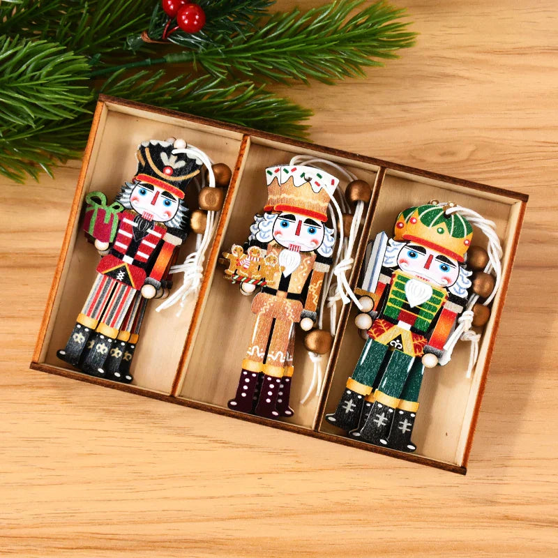 Bunte Weihnachtsbaum-Dekoration – Fröhliche Christbaumschmuck-Elemente