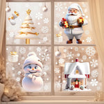 Winter Magic | 137-piece window decoration set with snowflakes