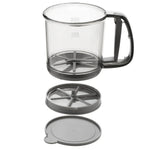 Kuchenprofi Flour Sifter | One-Handed Operation & Precision Sieve | 250ml