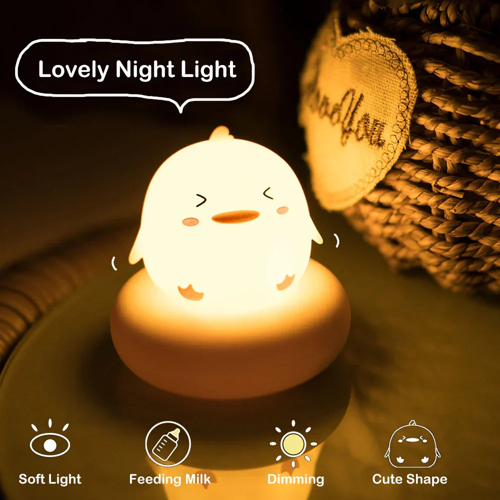 Gentle LED Night Light for Children | Dimmable & Portable