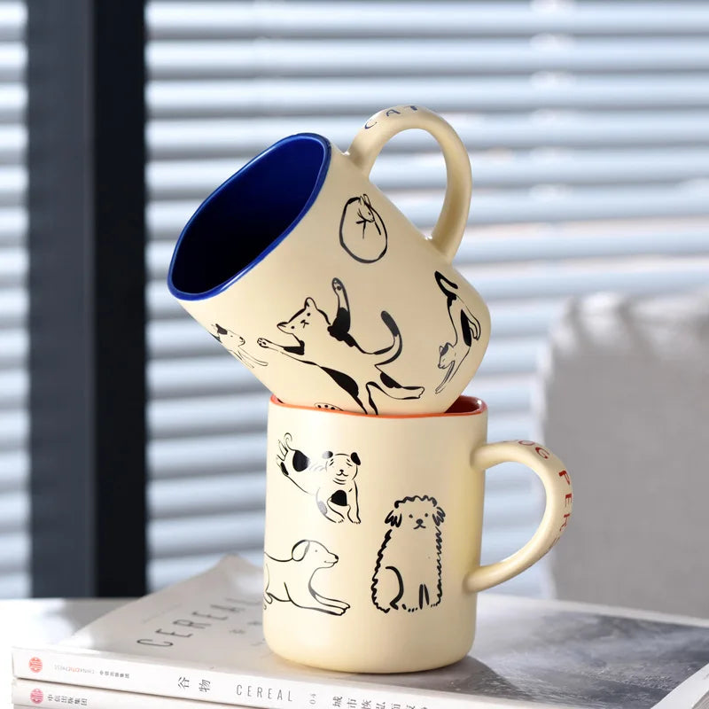 Kaffeebecher für Tierfreunde: Katzen oder Hunde?
