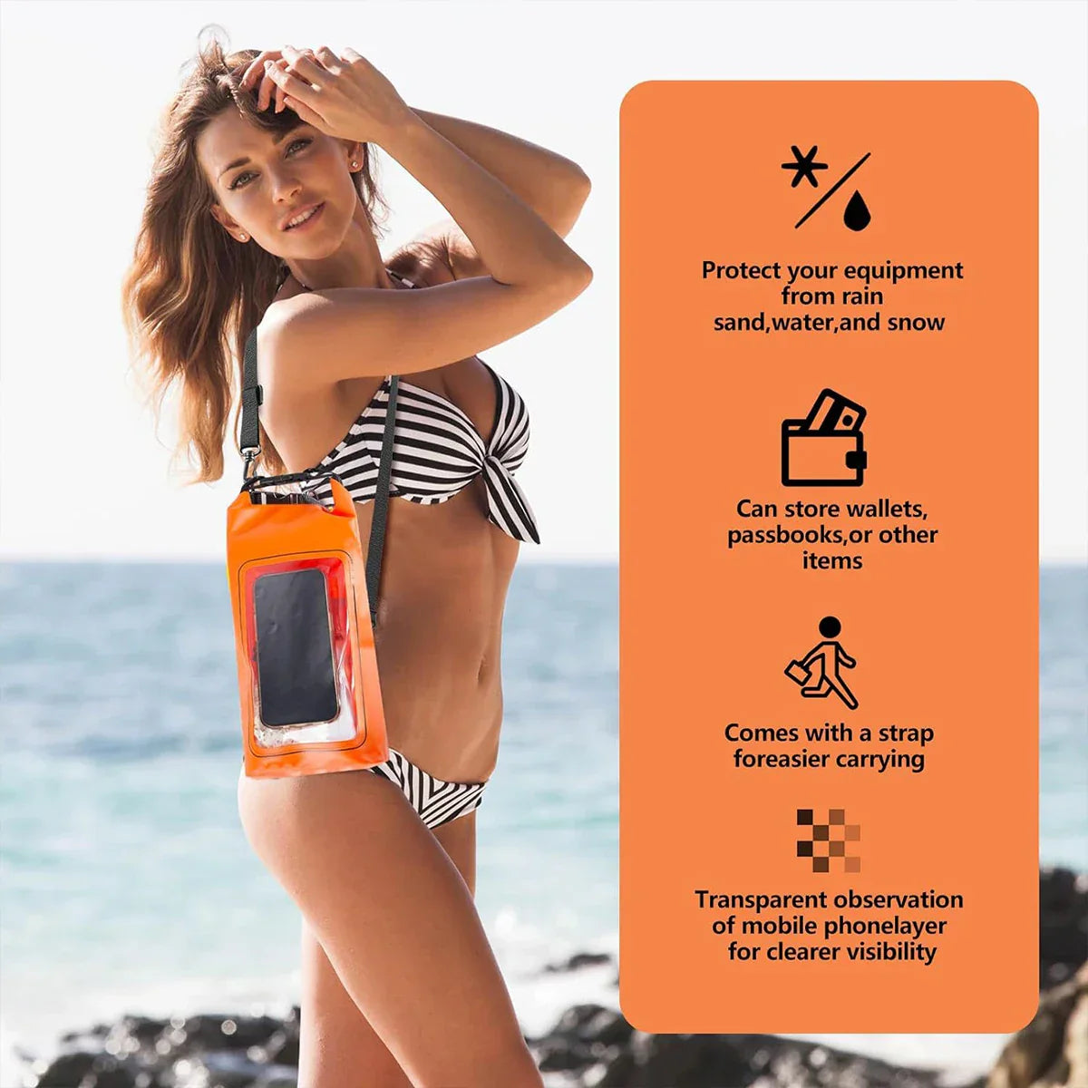 AquaShield | Robust Waterproof Bag for Outdoor Activities