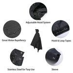 Vielseitiger, Leichter und Wasserdichter Outdoor-Poncho für Abenteuer