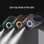 Safety Leash with LED for Dogs and Cats | Flexible & Ergonomic | Ideal for Nighttime