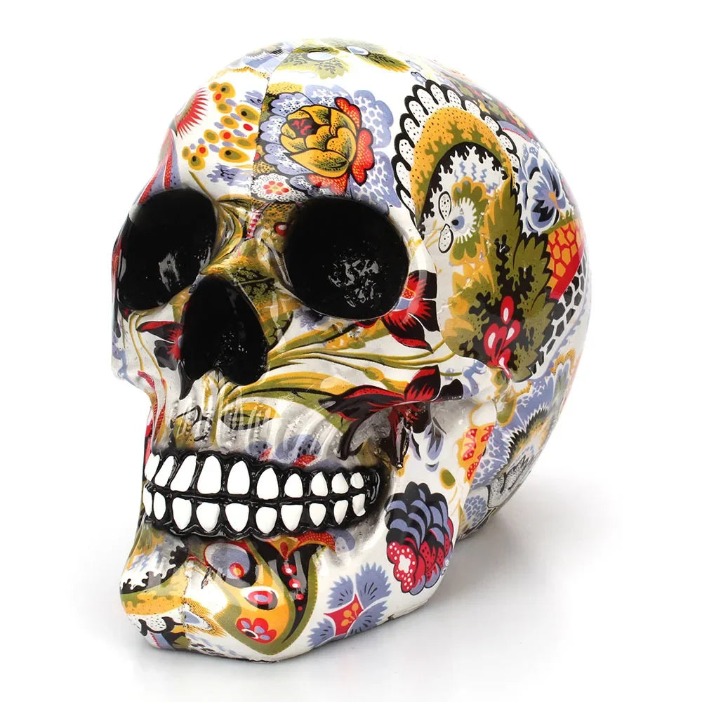 Kunstvolles Totenschädel-Dekor mit Mexikanischem Design