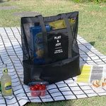Praktische 2-in-1 Strandtasche mit Kühlfach