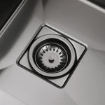 Edelstahl Spülbecken Abflusssieb mit Geruchsfilter – Pop-Up Stopper & Anti-Blockier Korb