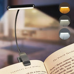 Rechargeable LED Reading Lamp with Flexible Arm and Clip
