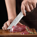 Küchenprofi | Robustes Kochmesser aus Edelstahl – Vielseitiger Helfer für Fleisch, Obst, BBQ und Filetieren