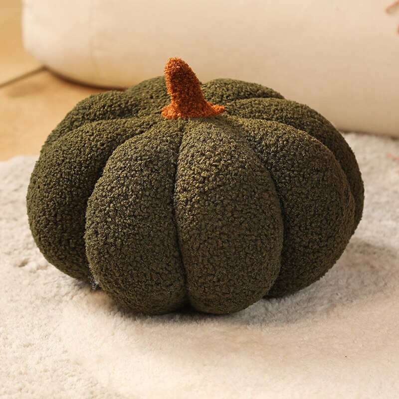 Kuschelkissen in Kürbisform
