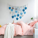 Makramee Wandbehang aus Blattdesign