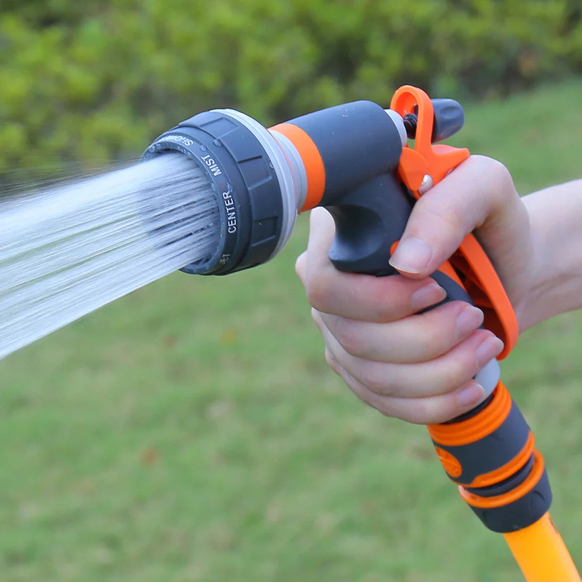 Multifunktionale Gartenspritzpistole mit 8 Sprühmuster