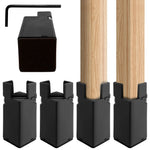 High-quality furniture legs with adjustable height for more comfort