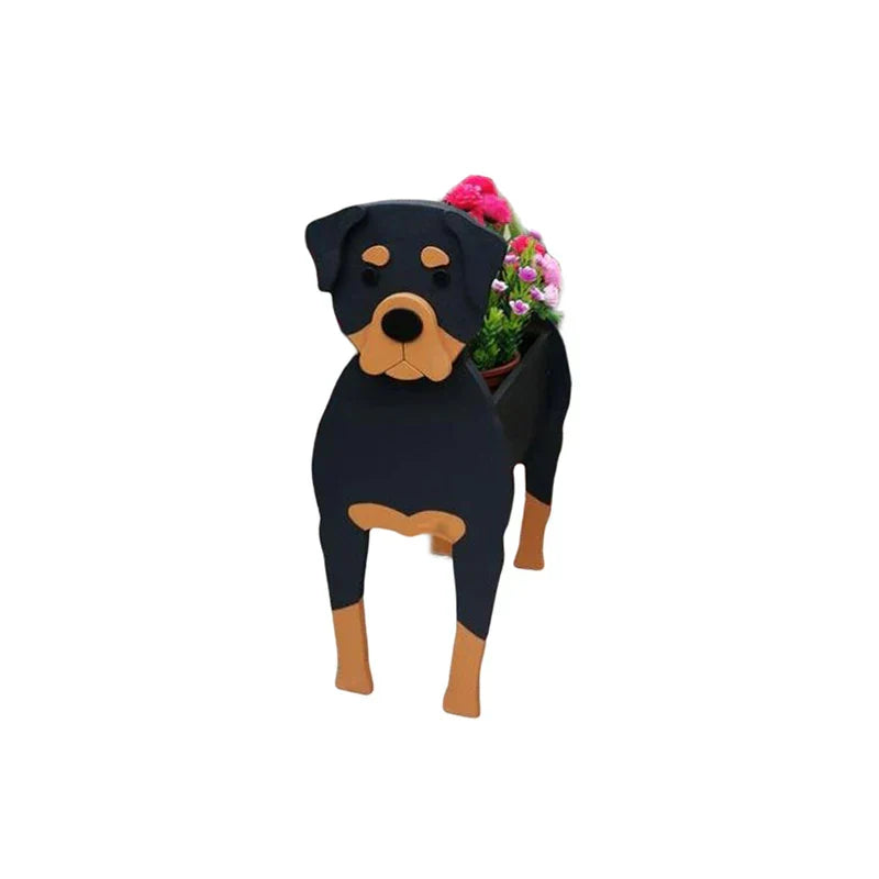 Hundefreundlicher Blumentopf – Verspielter Pflanzenbehälter