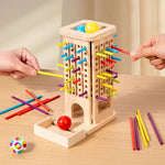 Entdecke den Lernspaß mit dem Holzspielturm für Kinder