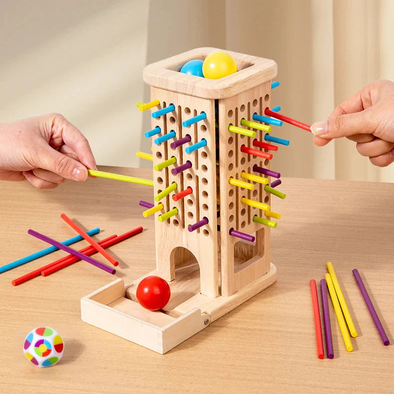 Entdecke den Lernspaß mit dem Holzspielturm für Kinder