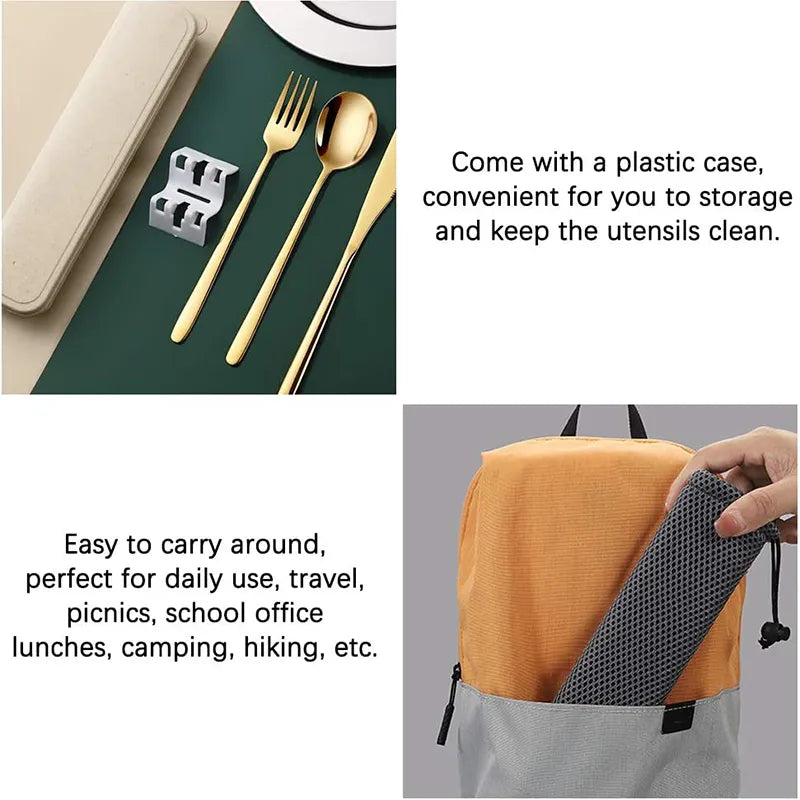 Elegantes Besteckset aus rostfreiem Edelstahl