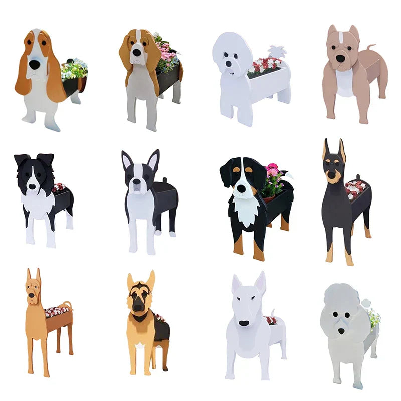 Hundefreundlicher Blumentopf – Verspielter Pflanzenbehälter