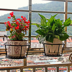 Praktische Blumentopf-Halterungen für den Balkon – 3er Set