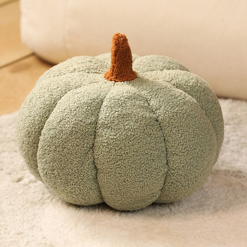 Kuschelkissen in Kürbisform