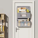 SmartSpace | Fabric Wall Organizer | With Clear Window & Hooks | Practical Compartments
