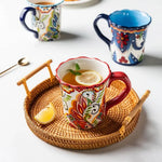 Kreative Blütenkaffeetasse für jeden Tag