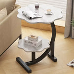 Elegant, Space-Saving Mini Side Table with Two Tiers