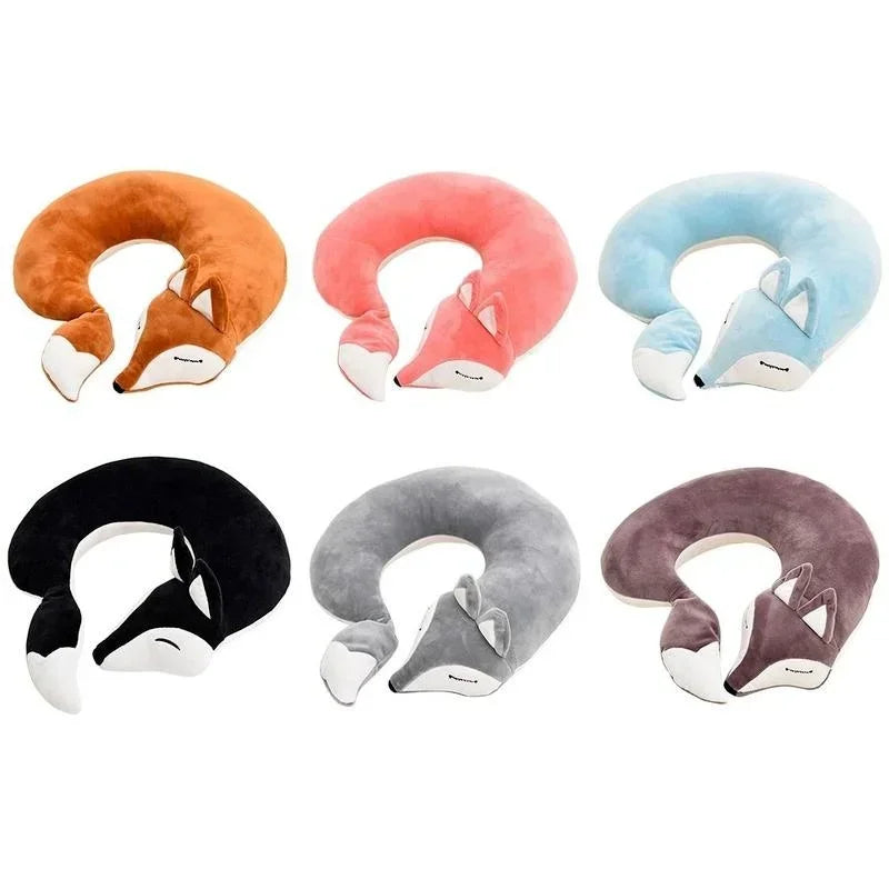 Cuddly Neck Pillow for Travel | Playful Fox Design