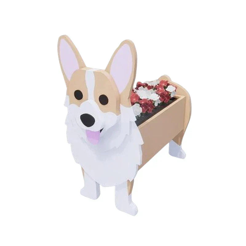 Hundefreundlicher Blumentopf – Verspielter Pflanzenbehälter