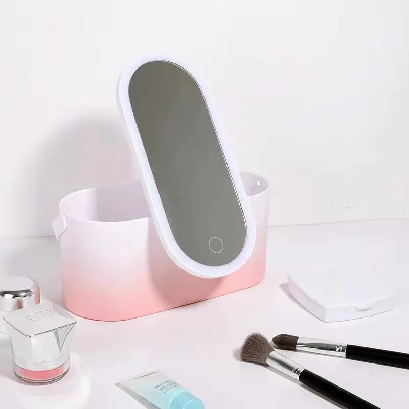 LumiMirror - Your Portable Makeup Mirror with LED Light
