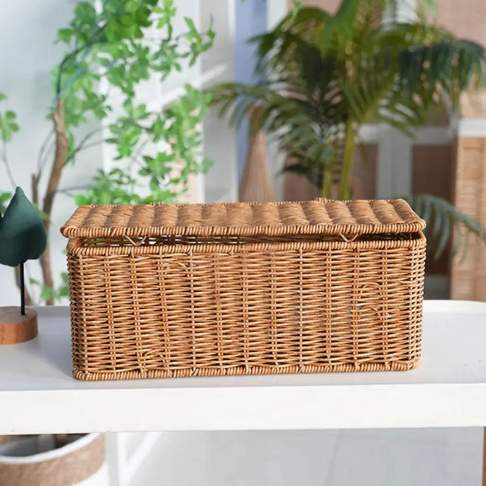 Rustic Cable Organization with the CableBox NaturStyle