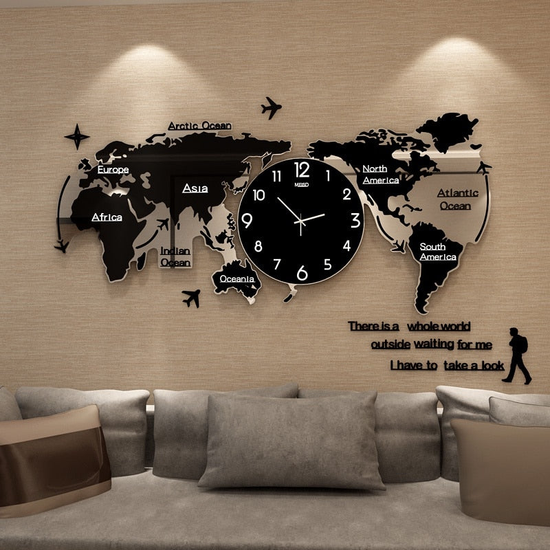 Moderne 3D Acryl Wanduhr für stilvolle Akzente