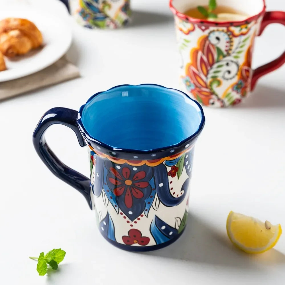 Kreative Blütenkaffeetasse für jeden Tag