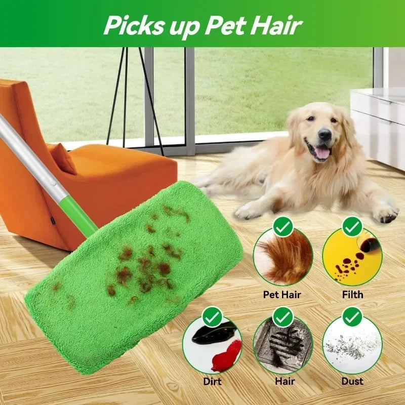 Wiederverwendbare Mikrofaser-Mopp-Pads – 6er Set für gründliche Reinigung