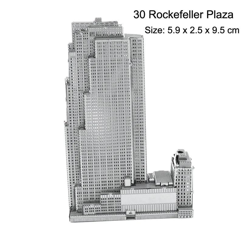 Kreatives 3D Metall Puzzle Set: Baue und Entdecke Weltwunder