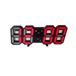 Moderne 3D LED Wanduhr – Stilvolles Design mit dimmbarer Beleuchtung