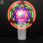 ChillBreeze LED Mini Fan | Portable USB Fan with Light Effects