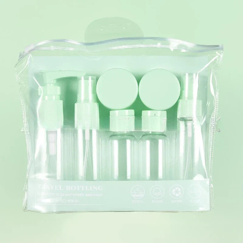 Reise-Kosmetikflaschen Set | Auslaufsicher & TSA-zugelassen | Ideal für Pflegeprodukte