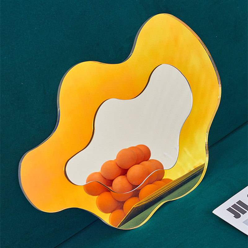 Blütenförmiger Acrylspiegel mit Prisma-Effekt