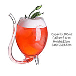 Kreative geometrische Weingläser und Cocktailgläser