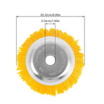 Robuste Unkrautbürste für Rasenmäher – 22 cm Durchmesser