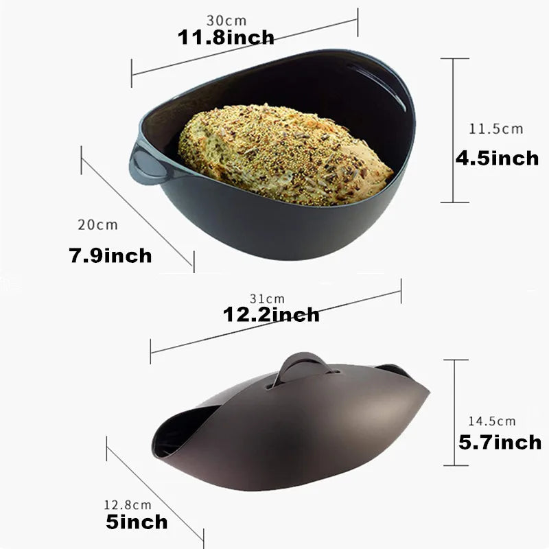 Silikon Brotform – Flexibles Toastbackblech für selbstgebackenes Brot