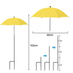 Plant Protection Screen | Adjustable UV Cover with Ground Spike | Weatherproof Shade Solution | Ø 60 cm