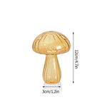 Elegant Mushroom Glass Vase for Hydroponic Plant Displays