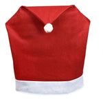 Weihnachtsstuhlbezüge im Santa-Design – Set von dekorativen Bezügen