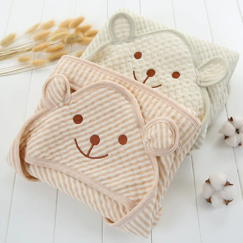Saugfähiges Babyhandtuch mit Kapuze – Weiches Handtuch für Kinder