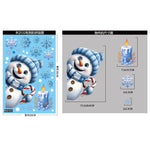 Winter Magic | Reusable Window Decoration for the Holidays