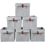 Six-Piece Felt Organizer Set | 12 L Foldable Storage Solutions for Your Home