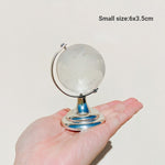 Miniatur-Erde Globus aus klarem Glas – Transparent