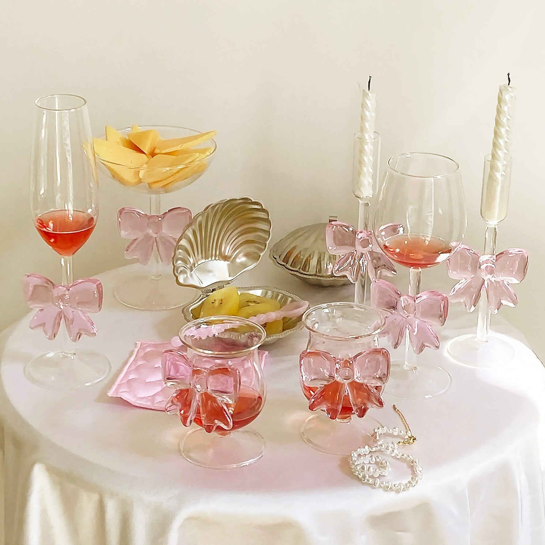 Glas Teelichthalter